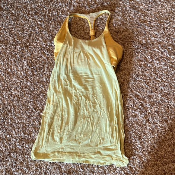 lululemon athletica Tops - YELLOW TANK TOP